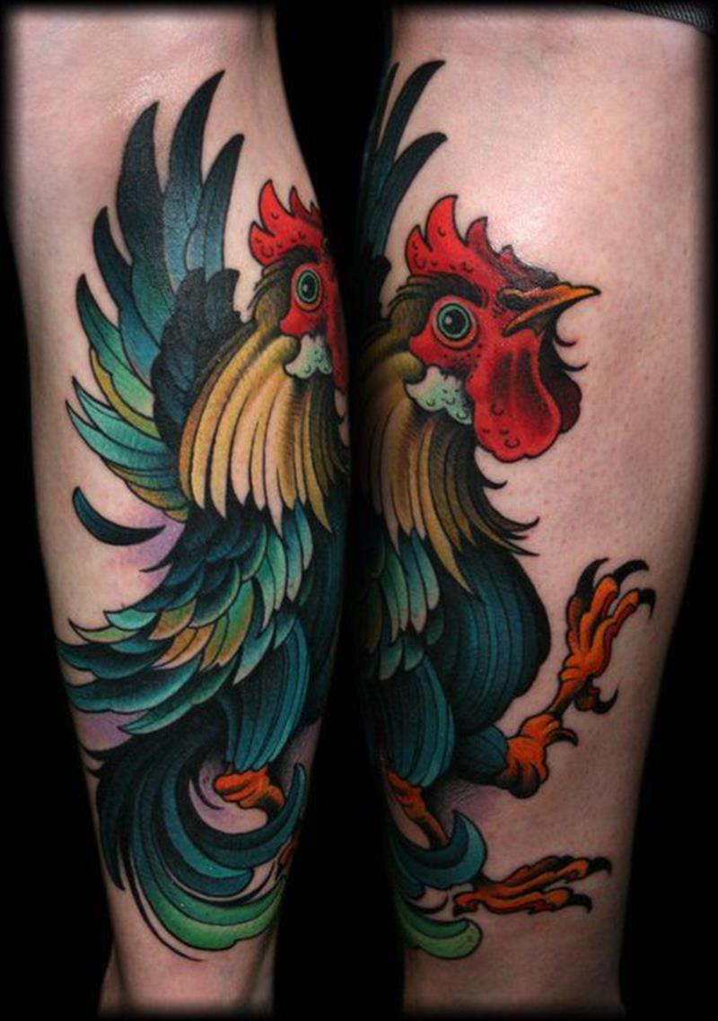 Ý Nghĩa Hình Xăm Con Gà Chicken Tattoo