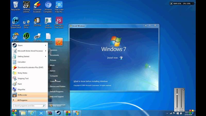 Cách quay màn hình máy tính Windows 7 và 8 