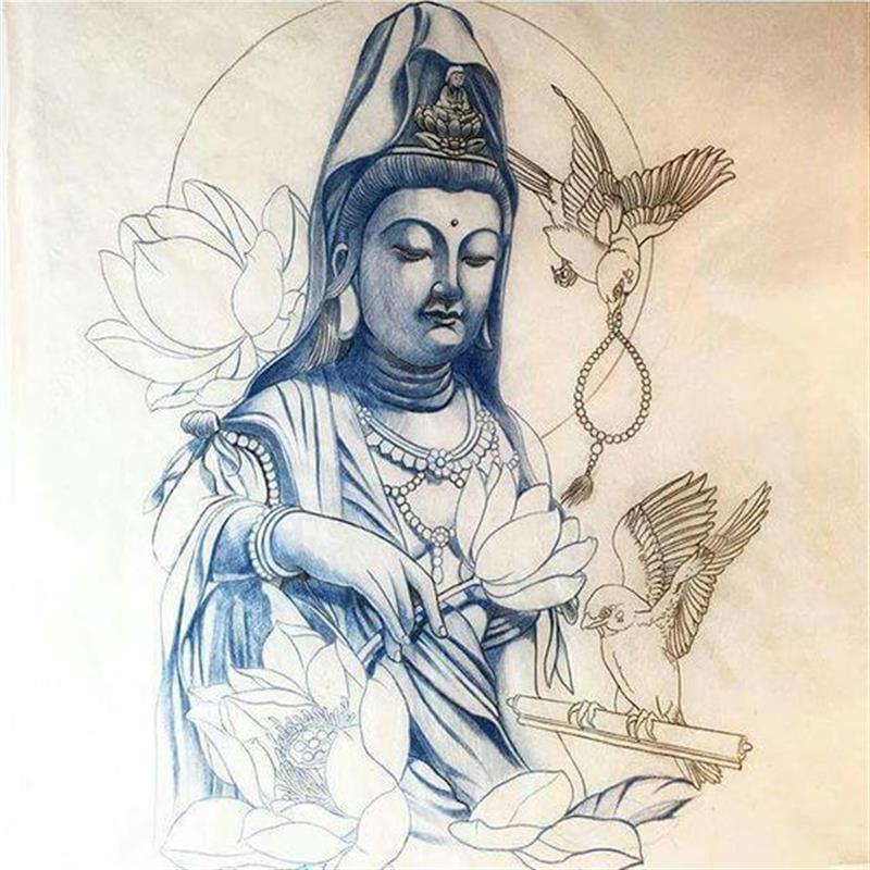 Hình xăm Phật Quan Thế Âm Bồ Tát