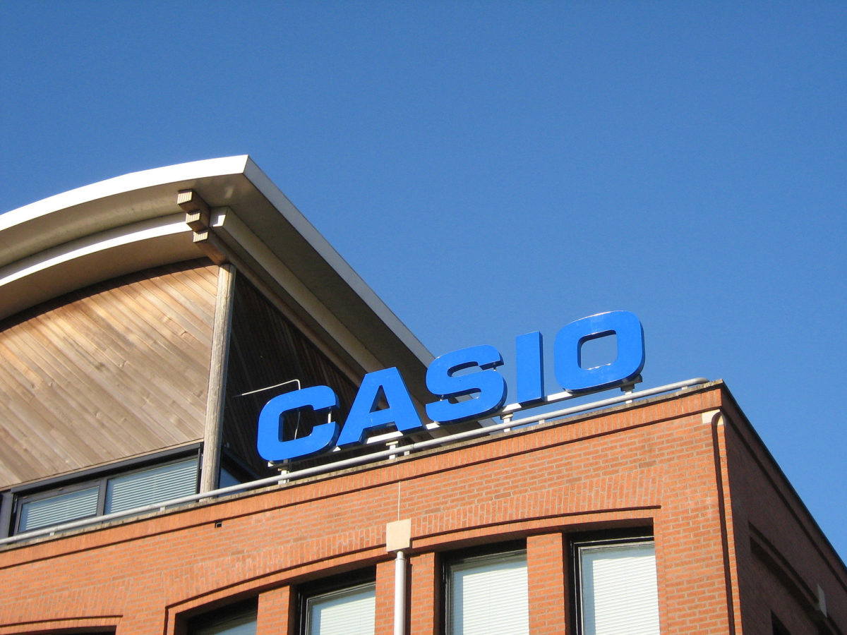 Logo thương hiệu đồng hồ Casio
