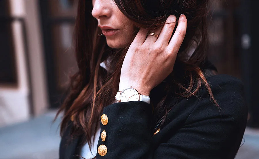 Đồng hồ DW dây da Classic Petite Bondi