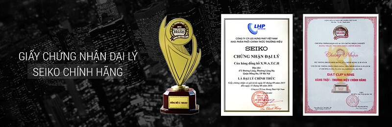 Giấy ủy quyền đại lý đồng hồ seiko