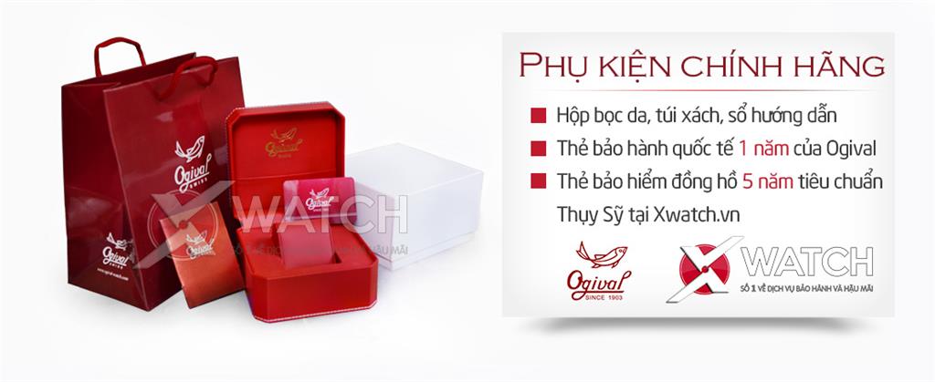 Phụ kiện đi kèm khi mua đồng hồ Ogival chính hãng