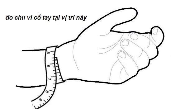 cách đo tay để chọn đồng hồ nam cho tay nhỏ chuẩn nhất