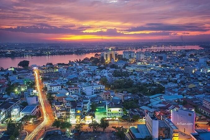 Thành phố Biên Hòa về đêm