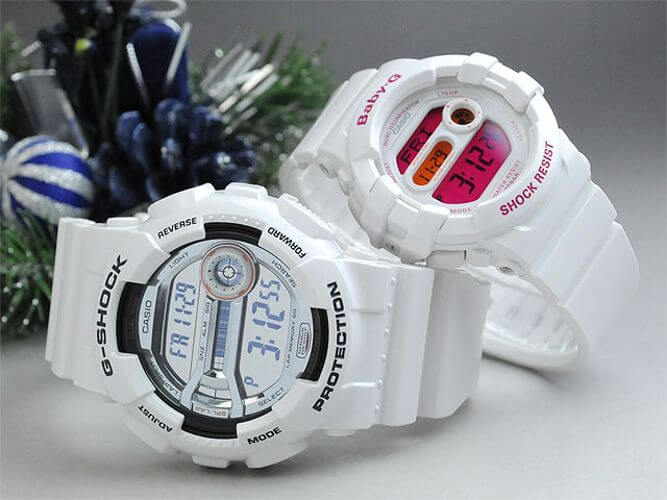 dong ho casio g shock mau trang