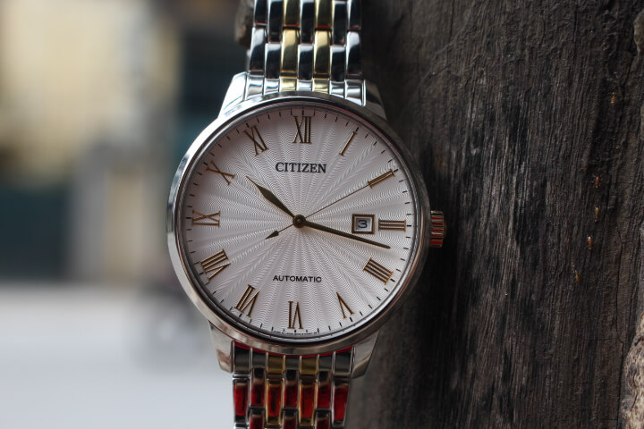 dong ho citizen automatic sapphire chinh hang