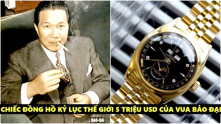 Đồng hồ của vua Bảo Đại