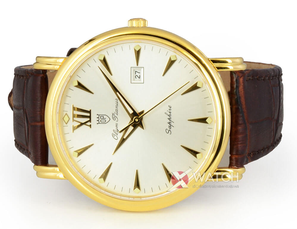 Đồng hồ OP dây da nam OP130-07MK-GL-T