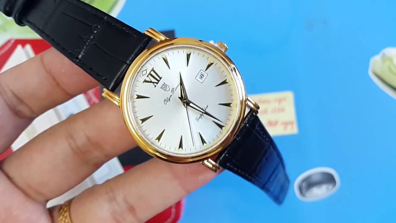 Đồng hồ OP nam dây da OP130-07MK-GL-T