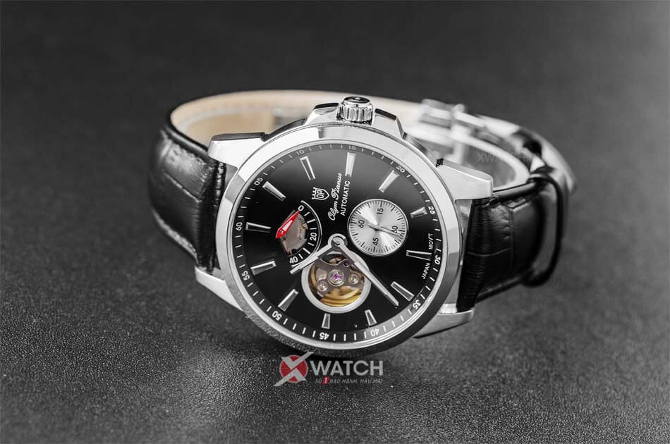 Đồng hồ OP nam dây da OP9908-88AGS-GL-D